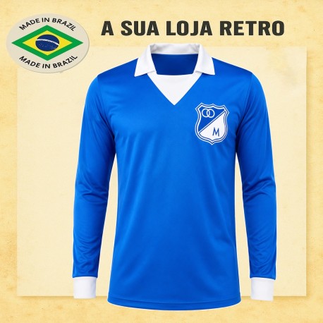 Camisa retrô do Milionarios Bogota ML COL
