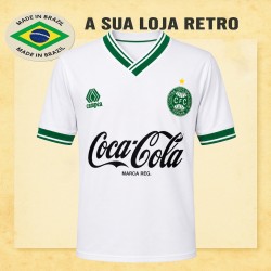 Camisa retrô Coritiba 1989 branca campeâo 
