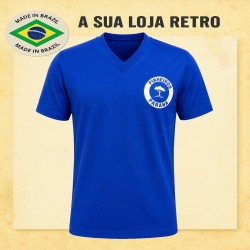 Camisa retrô azul Pinheiros 1970