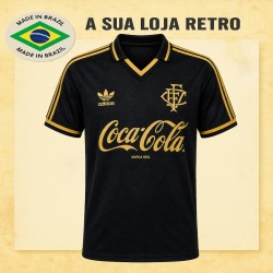 Camisa retrô Vitoria Preta Comemorativa