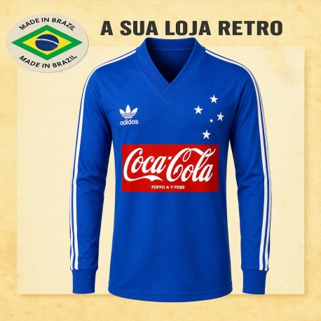 Camisa retrô Cruzeiro coca cola ml - 1987