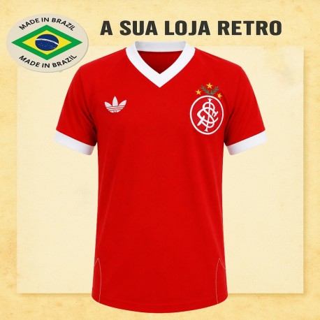 Camisa retrô baby look Internacional 