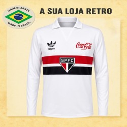 Camisa retrô São paulo logo 1988 coca cola