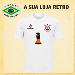Camisa retrô Corinthians chuveiro Corona 1984