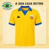 Camisa Retrô Juventus de Turim amarela 83-84