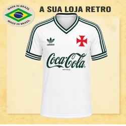 Camisa retrô Vasco Branca Comemorativa