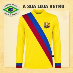Camisa Retrô Barcelona Faixa Cruyff - ESP