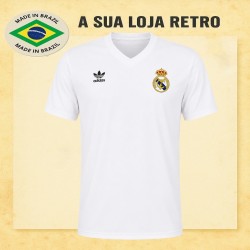 Camisa retrô Real Madrid Tradicional - ESP