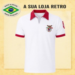 Camisa Retrô Benfica branca 1967 - POR