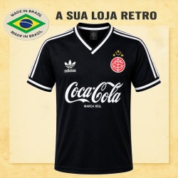 Camisa retrô inter preta coca cola comemorativa