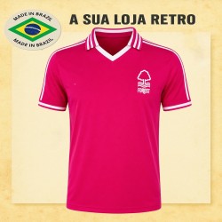 Camisa Retrô nottingham forest vermelha 1970- ENG