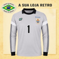 Camisa retrô goleiro Uruguai ML .