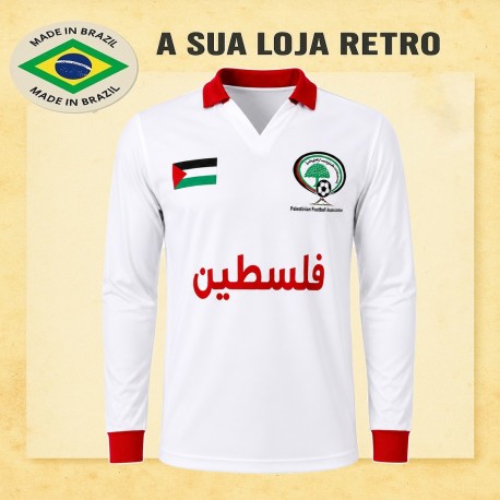Camisa retrô da Palestina ML 1980