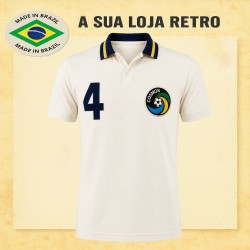 Camisa retrô Cosmos de Nova York Gola Polo- 1977