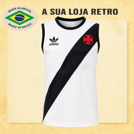 Regata retrô Vasco da Gama Branca