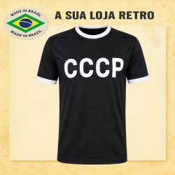 Camisa Retró CCCP Preta 1977