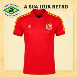 Camisa retrô Espanha 1982