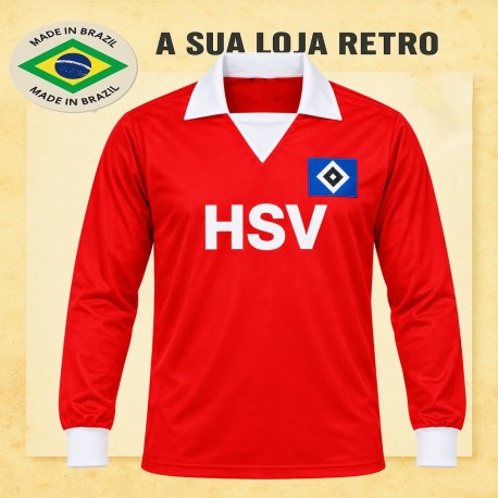 Camisa retrô Hamburgo SV ML. 1980
