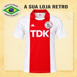 Camisa Retrô Ajax de Amsterdam Kappa 1985