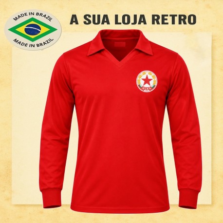 Camisa retrô CSKA Sófia 1970 ML- BUL