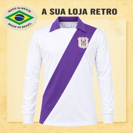 Camisa retrô Anderlecht roxa 1980 - BEL