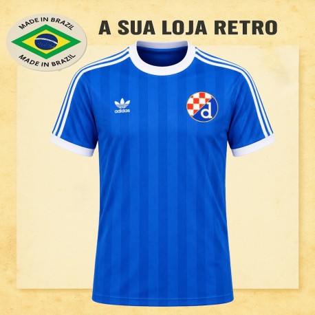 Camisa retrô Dynamo Zagreb azul 1980- YOU