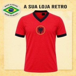 Camisa retrô Albania 1973