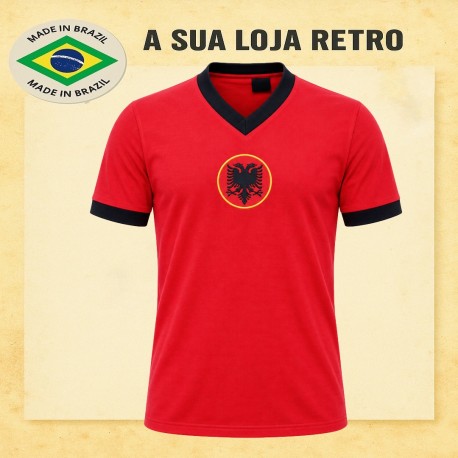 Camisa retrô Albania 1973