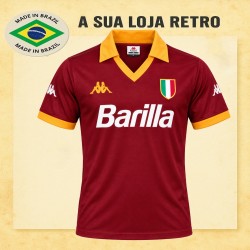 Camisa retrô Roma Barilla 1984- ITA