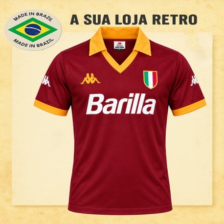 Camisa Retrô Roma Barilla 1984 - ITA