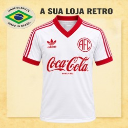 Camisa retrô América Branca RJ 1980