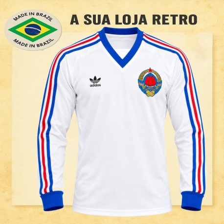 Camisa retrô Yugoslavia -1984