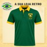 Camisa retrô de Rugby Africa do Sul Verde -1990