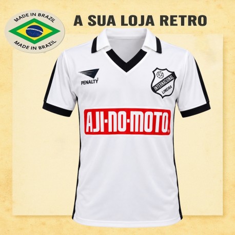 Camisa retrô Inter de Limeira Branca 1986
