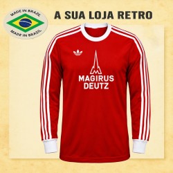 Camisa Retrô F.C. Bayern vermelha 1979- ML - ALE