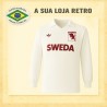 Camisa Retrô Torino Sweda Branca ML 1984- ITA