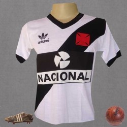 Camisa retrô Vasco Banco Nacional -1984