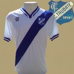 Camisa retrô Esporte Clube Taubaté branca tradicional EC.