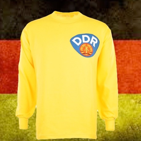 Camisa retrô Alemanha Goleiro Amarela DDR