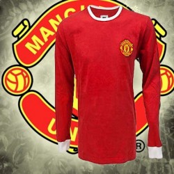 Camisa retrô Manchester United vermelha - ENG