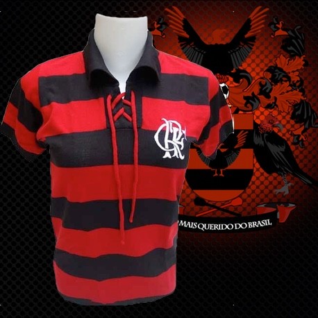Camisa retrô baby look Flamengo tradicional 