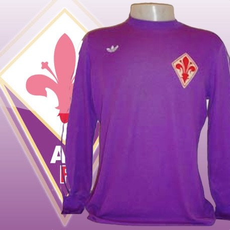 Camisa Retrô Fiorentina logo -1980 - ITA