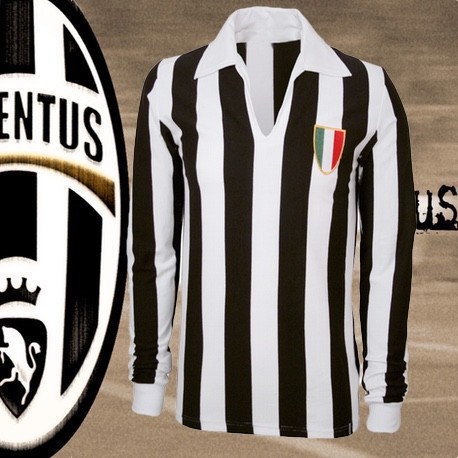 Camisa retrô Juventus manga longa 1979-80
