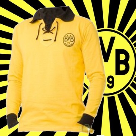 Camisa Retrô Borussia Dortmund cordinha ML 1980 -ALE