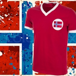 Camisa retrô Noruega - 1970