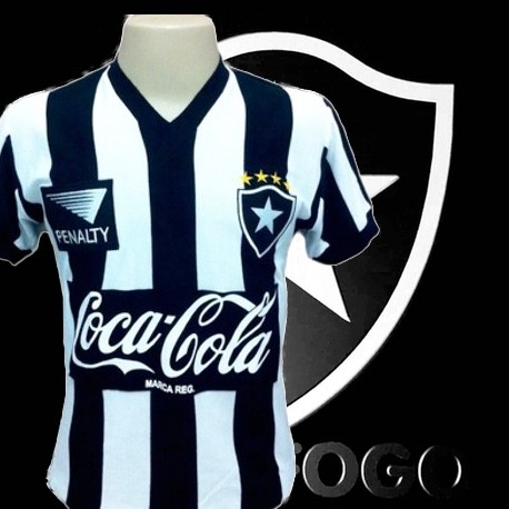 Camisa retrô Botafogo 1991 - Penalty coca cola preta