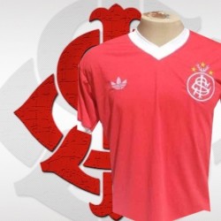 Camisa retrô Internacional 1979-1980 - Logo sem listras
