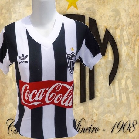  baby look retrô Atlético Mineiro coca cola - 1987