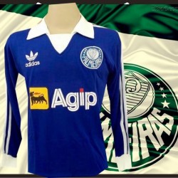 Camisa Retrô Palmeiras 1987 - Agip azul