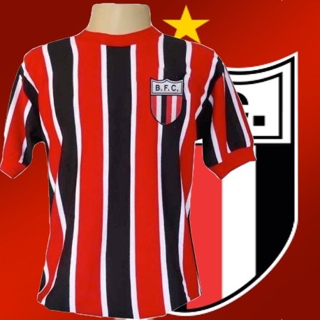 Camisa retrô Botafogo de Ribeirao Preto tricolor- 1970